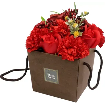 Mýdlo Awm Mýdlové květiny v krabičce 13 ks Červené