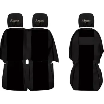Ochranný autopotah Potahy sedadel (1+2) - Elegance S, IVECO DAILY VI (01.2015-12.2023) - Dvojité sedadlo spolujezdce 1+2