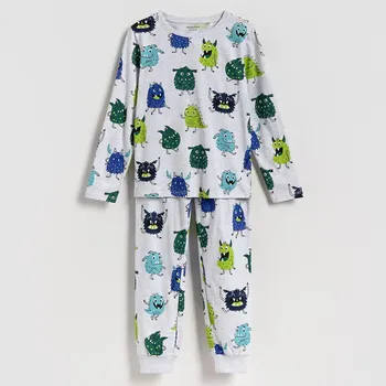 Reserved - BOYS` PYJAMA - světle šedá - 574GC-09M - 574GC-09M-U12