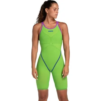 Dámské plavky ZÁVODNÍ PLAVKY ARENA HYPERFORCE™POWERSKIN PRIMO otevřená záda zelené Velikost: D32