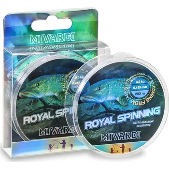Mivardi Vlasec Royal Spinn Grey 200m Délka: 200m, Nosnost: 6,7kg, Průměr: 0,225mm