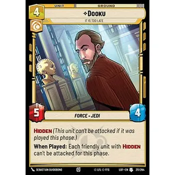 Sběratelská karetní hra Dooku 211/264 - Legends of the Force Typ karty: Standard
