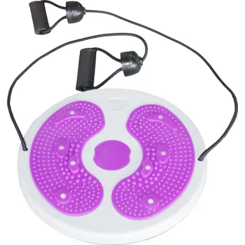 Merc sport Rotační podložka s magnety a posilovací gumou – rotana na cvičení fialová Cena za odběr více kusů: 11 a více kusů