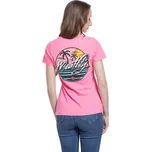 Dámské tričko Meatfly Shori růžová XS