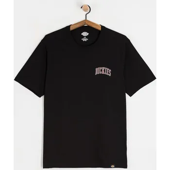 Pánské tričko Dickies Aitkin Chest (black/tibetan red) M, černá