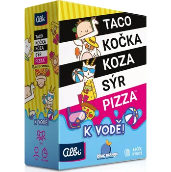Desková hra Albi Taco, kočka, koza, sýr, pizza : K vodě