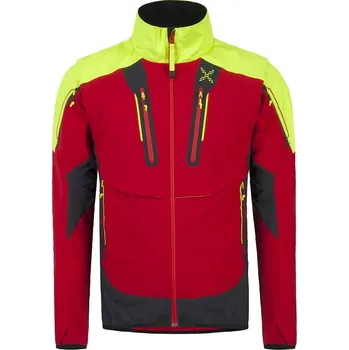 Pánská bunda MONTURA bunda BRAVE JACKET červeno/žlutá S