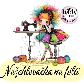 Nažehlovačky na fólii Nažehlovačka na fólii, Švadlenka, 14,2x13,3 cm /ks