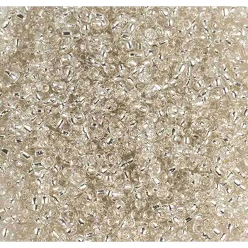 Korálek Rokajl PRECIOSA 8/0 50 g 78102 stříbrný průtah