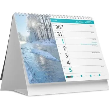 Kalendář Krásy ČR 2025 - stolní kalendář