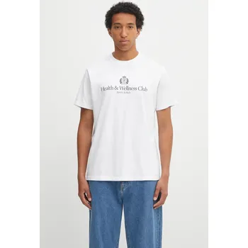 Bavlněné tričko Sporty & Rich H&W Crest, XS, bílá, 00X