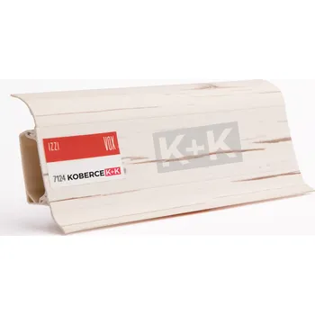 soklová lišta Obvodová soklová lišta plastová (pro PVC a vinyl) dub retro - 250cm