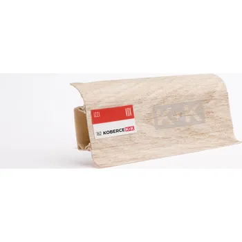 soklová lišta Obvodová soklová lišta plastová (pro PVC a vinyl) dub mléčný - 250cm