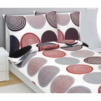 Povlečení Bellatex Povlečení MIKROFLANEL Červená,Šedá,Bílá