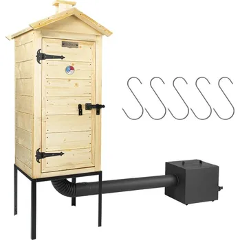 Udírna Browin Dřevěná udírna s ohništěm 100 cm