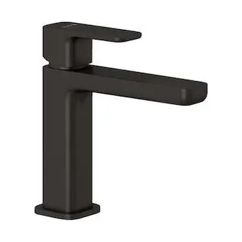 Vodovodní baterie Kludi Renon - Umyvadlová baterie s výpustí Push-Open, EcoPlus, broušený Gunmetal 42289N275