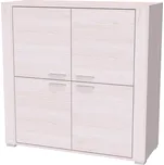 NÁBYTEK MIKULÍK s.r.o. Čtyřdveřová skříňka ADEL 13, 110x110 cm, olše, moderní design Šířka: 110, Výška: 110, Dekor: modřín latté