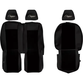 Ochranný autopotah Potahy sedadel (1+2) - Elegance S, FORD TRANSIT CUSTOM I (01.2012-12.2022) - Dvojité sedadlo spolujezdce 1+2