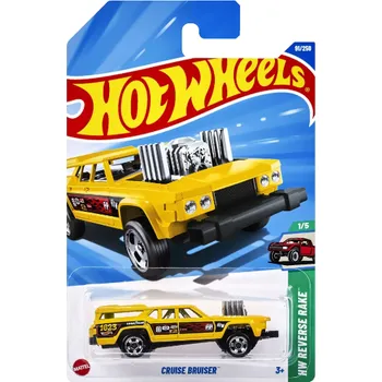 auto na autodráhu Hot Wheels Cruise Bruiser žlutý