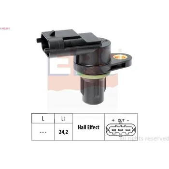 Čidlo automobilu Snímač, poloha vačkového hřídele EPS 1.953.651