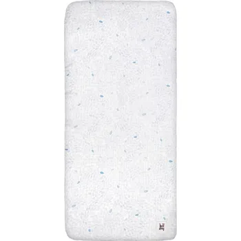 Prostěradlo Dětské mušelínové prostěradlo FLAKES 70 x 140 cm