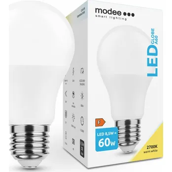 Žárovka Modee Smart Lighting LED Globe žárovka A60 8,5W E27 806 lm, teplá bílá (ML-G2700K8,5WE27)