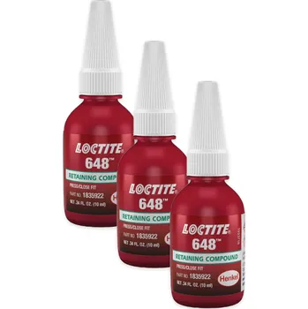 Stavební chemie Loctite 648 - 10 ml upevňování 3 x Loctite 648 - 10 ml
