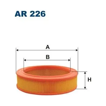 Autodíl Vzduchový filtr FILTRON AR 226