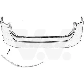 Lišta karosérie Ozdobná / ochranná lišta, nárazník VAN WEZEL 5742552