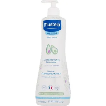 Micelární voda Mustela Bébé Cleansing Water No-Rinse - Osvěžující čisticí voda pro děti 500 ml