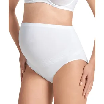 Těhotenské kalhotky Anita Podpůrné těhotenské kalhotky s vysokým pasem Seamless bílé Velikost: M