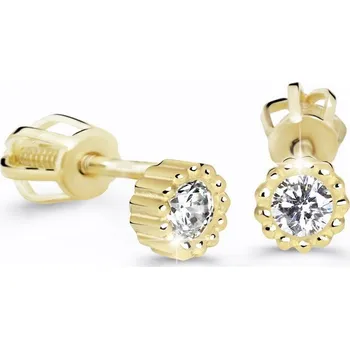 Náušnice Cutie Jewelllery - Diamonds Zlaté náušnice pecky s diamantem DZ60236-30-00-X-1