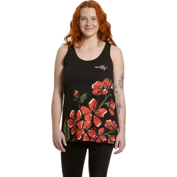 Dámské tílko Meatfly Zoe červené květiny L