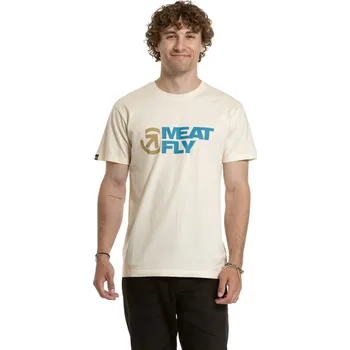 Meatfly pánské tričko Revital Blanc | Bílá | Velikost XXXL | 100% bavlna