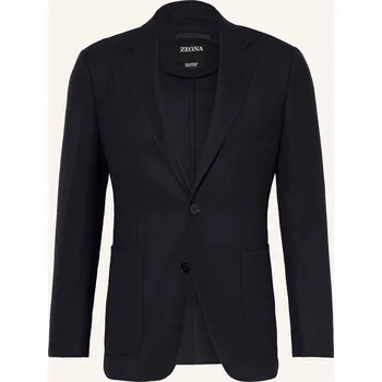 Pánské sako Zegna Pánské Sako Z Piké Extra Slim Fit Z Merino Vlny, tmavě...