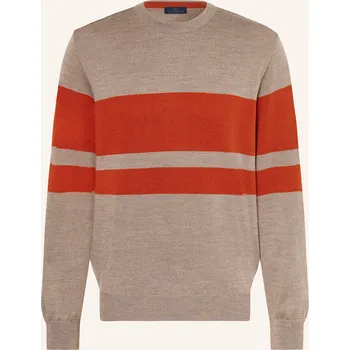 Pánský svetr Paul & Shark Pánský Svetr, červená / tmavě hnědá, XL