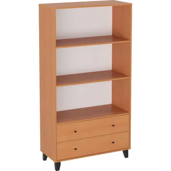 Knihovna VOMAKS Policový regál NORD 170 2Z "RKS-26" | BUK Barva: buk