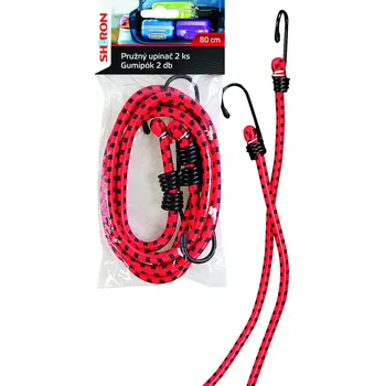 Upínací popruh SHERON Pružný upínač 80 cm 2 ks