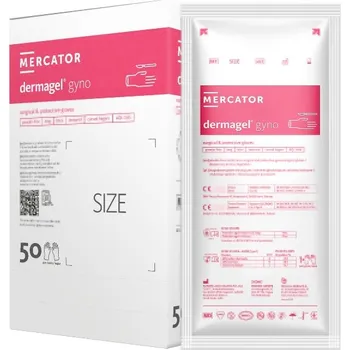 Vyšetřovací rukavice Mercator Medical Sterilní chirurgické latexové rukavice Mercator GYNO, 1 pár Velikost: M