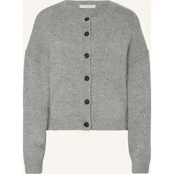 Dámský svetr Lilienfels Dámský Pletený Kardigan, světle šedá, 40