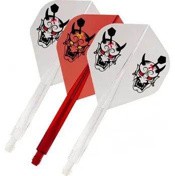 Příslušenství pro šipky Letky Condor Axe Standard No2 ONI Juan Rodriguez Mix Clear/Red Velikost: Standard, Délka: S