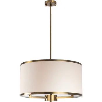 Závěsný lustr Way - 11650, zlatá, krémová