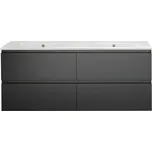 Cerano Carole Koupelnová skříňka pod umyvadlo 120x49,8x45,2 cm, černá matná, CER-431578