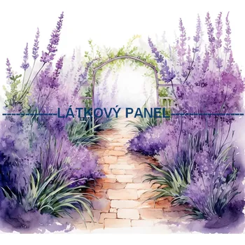 Látkový panel - Levandule - LE-51 Velikost: 30x30cm, Materiál: Teplákovina nepočesaná