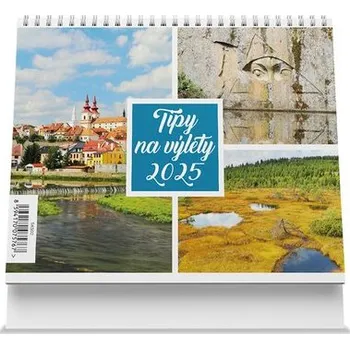 Kalendář Tipy na výlety 2025 - stolní kalendář