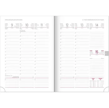 Diář Týdenní diář Aprint 2025 modrý