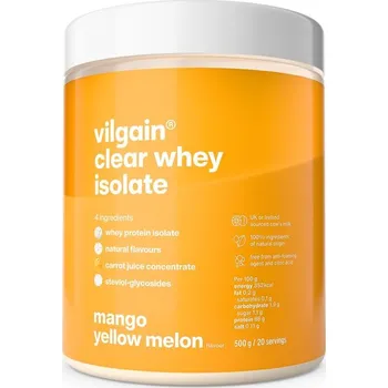 Protein Vilgain Clear Whey Isolate – žlutý meloun s mangem 500 g