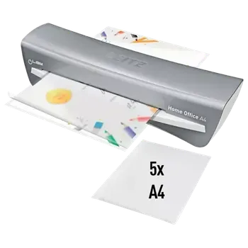 Kancelářská technika Laminátor Leitz iLAM Home Office A4, šedá (Gen2)