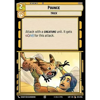 Sběratelská karetní hra Pounce 224/264 - Legends of the Force Typ karty: Standard