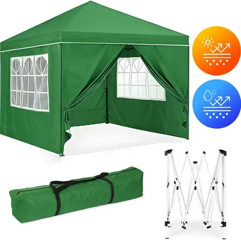 Zahradní stan MultiGarden Zahradní stan s nůžkovou konstrukcí + 4 boční stěny